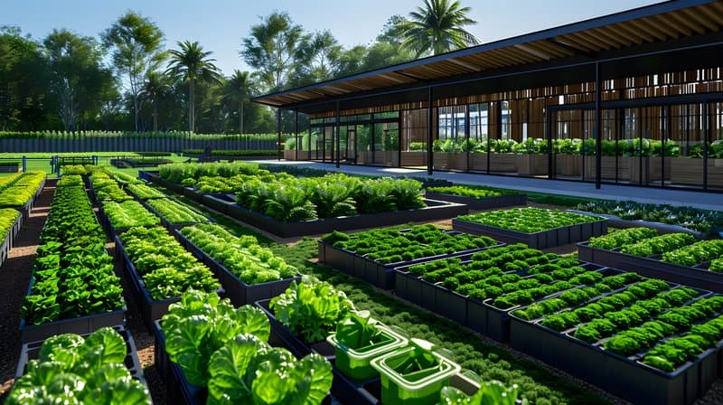 Community supported agriculture farm shared tools and rainwater collection